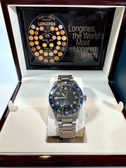 New Longines Spirit Zulu Time Automatic Grey Dial Men’s Watch L3.812.4.63.6