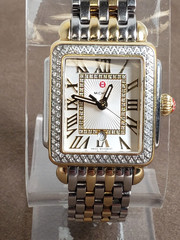 Michele Deco Madison Mid 0.6 CT TW Diamond Two Tone MW06G01C5018 29mm Watch
