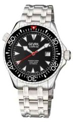 Gevril Men’s 48800 Hudson Yards Swiss Automatic Diver Ceramic Bezel Watch
