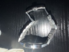 Tissot 1853 Men’s Quartz Swiss Made Sapphire Black Roman Dial Missing 4-5 links