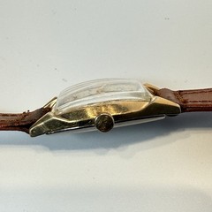 Vintage Bulova Watch Mechanical 17 Jewels 11 AF Swiss Deco Style Wind Up Runs
