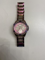 Guess Ladies Watch Wristwatch Allara GW0604L4 Stainless Steel Multicoloured