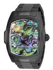 Invicta Lupah Men’s Watch w/ Abalone Dial – 47mm, Black (23214)