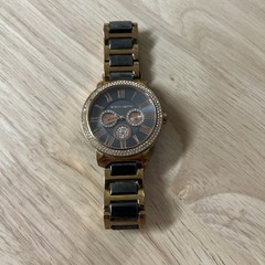 Vince Camuto Women’s VC/5001 Swarovski Crystal Accented Gunmetal Rose gold