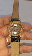 RARE Vintage Omega Seamaster Cal. 562, 18K Screw Back Case 166003. 24Jewel As Is