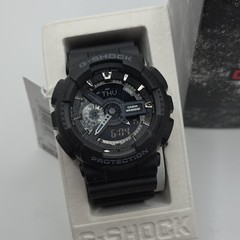 Casio G-SHOCK GA110-1B Black Resin Analog-Digital Quartz Watch 200m w/ Box