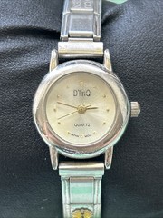 D’linQ Silver Tone Charms Women’s Quartz Watch