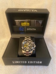 Invicta Limited Edition DC Comics Batman limited run Wristwatch. Rare