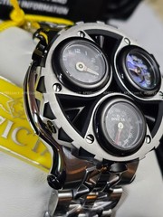Invicta – CERBERUS – Tri 3 Movements Carbon Fiber Abalone MOP Dials mens watch