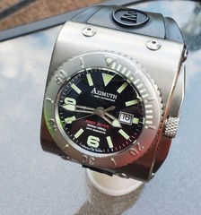 Azimuth Xtreme-1 Deep Diver Auto Titanium 2000m Anti Magnetic 019-11 DD Watch