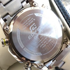 Complete Set EDIFICE CASIO EQW T640 Tough Solar Chronograph