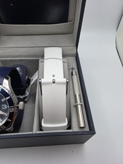 Nautica N17558G Men’s Blue Diver Quartz Watch Box Extra White Strap
