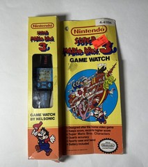 Nelsonic Super Mario 3 Game Watch Fully Working 1990 With Box & New Battery