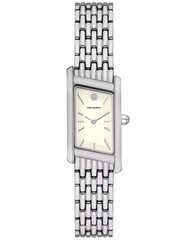 TORY BURCH ELEANOR TBW1090 CREAM DIAL SILVER BRACELET QUARTZ 29MM WOMENS WATCH