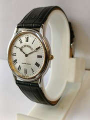 WEST END WATCH CO. QUARTZ SILVER DIAL SWISS MEN’S WORKING CONDITION
