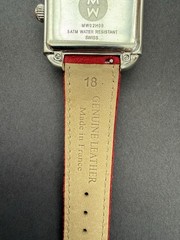 Rare Michele URBAN Mother Of Pearl Womens watch 3 Michele bands MW02H00