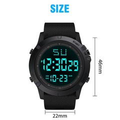 Military Tactical Digital Sports Watch Men LED Backlight Waterproof Wristwatch