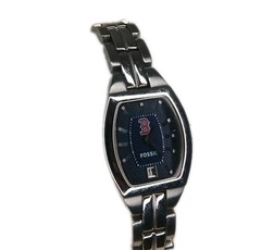 Rare Womens Genuine MLB Boston Redsox Fossil Brand Watch