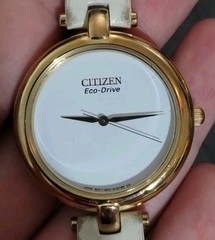 Vintage CITIZEN Eco-Drive Solar Powered Quartz Watch E031-S090920 Original Band