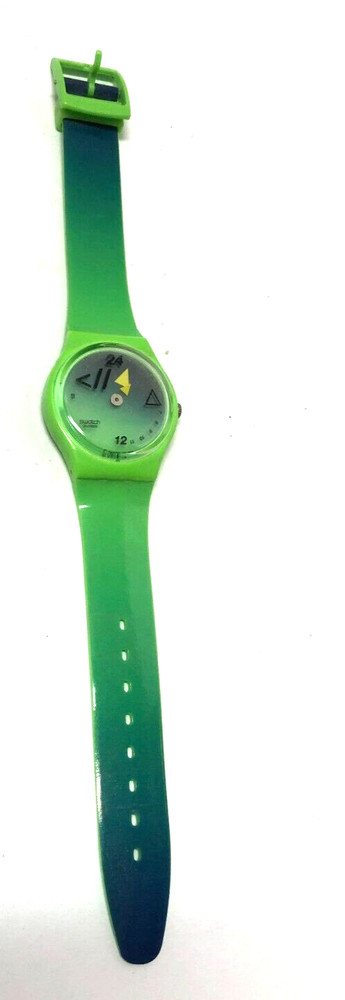 SWATCH 24 Hour Green Flow GZ216 Watch