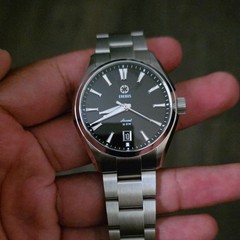 Erebus Ascent Automatic 39mm Black Dial 10 ATM Date Stainless Steel Bracelet
