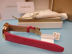 Versace Women’s VK6030013 Mystique Foulard Rose Gold Ion-Plated Diamond Watch