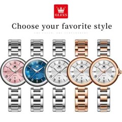 OLEVS Women’s Quartz Watch 30M Waterproof Luminous Roman Numerals Dial Watch