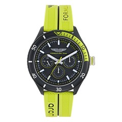 Aston Martin Watch MTFP1F502 Multifunction Yellow-Black Day-Date