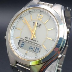 Casio LINEAGE LCW-M200 Radio Solar Analog-Digital Watch 37.7mm wrist 17.5cm