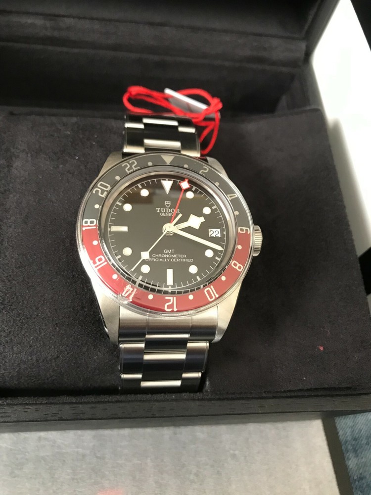Tudor Heritage Black Bay GMT Pepsi Wrist Watch for Men Box Card 79830 41MM NEW