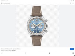 SPINNAKER HULL CHRONOGRAPH NEW WITHOUT BOX OR TAGS – $235 NEW