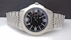 Gucci YA126201 Black Dial Date Stainless Steel 126.2 Series Men’s Watch