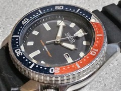 Seiko Mini Diver 4205-015T 38mm Screw Lock Scan Dial Used SD211