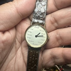 Working VTG Basis Swiss Ladies Watch German Numeral Dial Manual Wind 27mm Rare