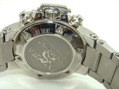 INVICTA SUBAQUA 42mm SILVER DIAL DAY-DATE CHRONOGRAPH WATCH 16700 SHORT BAND