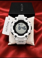 Activa Kadron X Invicta Digital Men’s Watch – 53mm, White ACW1968-004 NIB
