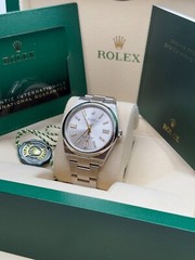 Rolex Oyster Perpetual 41 2024 Silver Dial Stainless Steel Smooth Bezel
