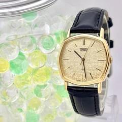 Beautiful Condition New Battery SEIKO Men’s Watch Gold
