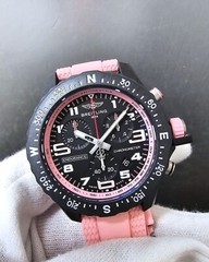 BREITLING Endurance Pro 38MM Pink Rubber Unisex Watch X83310D41B1S1