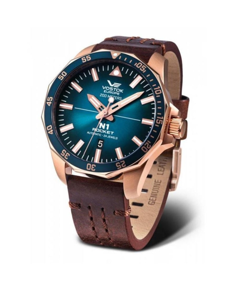 VOSTOK EUROPE Men Analog Automatic Casual Watch Classic Dress Blue Dial Waterpro