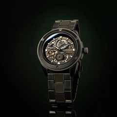 Original Grain Military Stonewashed Rugged Automatic 44mm MSRP $349