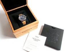 SHINOLA 34mm Beige Belt: Blue DETROIT Leather Navy Runwell Strap The Watch