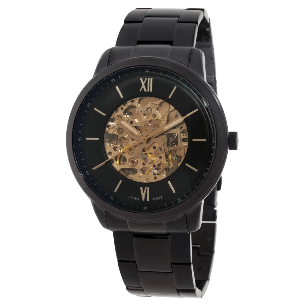 Fossil Neutra Automatic Black Skeleton Dial Men’s Watch ME3183