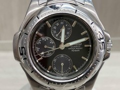 SEIKO MTD1046 Chronograph Quartz Timepiece 36mm 20cm Scratches Authentic