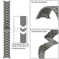 Anlinser No Gap Straps Compatible with Samsung Galaxy Watch 7/6 Strap 44mm