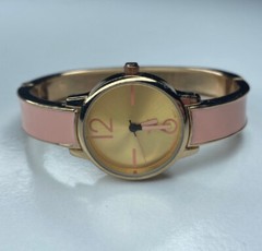 E JCP Rose Gold Pink Enamel Singapore Stainless Untested