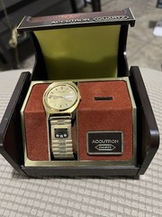 bulova accutron Vintage 1987 Watch With Box And Receipt New Never Used.