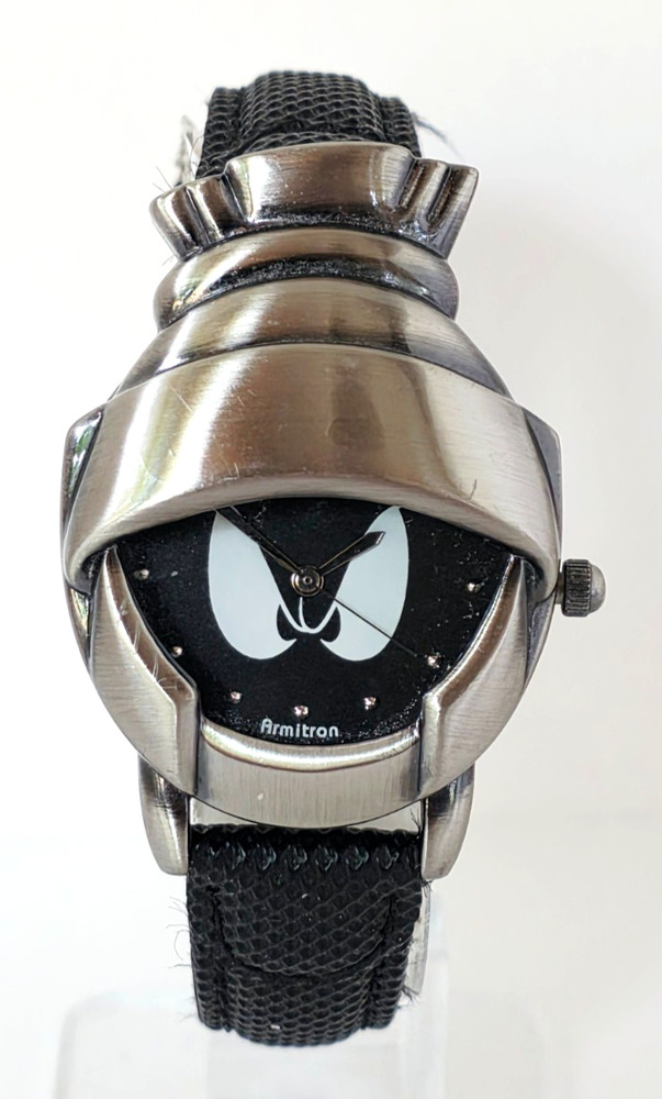 WARNER BROTHERS VERY RARE VINTAGE MARVIN THE MARTIAN WATCH, ARMITRON, FROM 1997