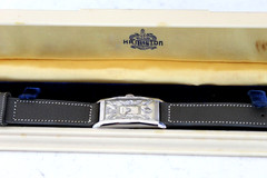**VINTAGE 40’S HAMILTON PLATINUM DIAMOND DIAL ART-DECO 19J. CAL 982 MENS WATCH**