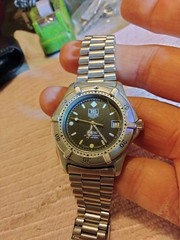 Tag Heuer 2000 vintage Professional Men 200m Divers 962006 Swiss 6″ Watch $1500